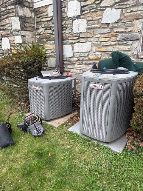 Addressed hvac and boiler issues, including thermostats and radiators. Found ac problems, a broken duct, and missing protection. Inspected a 3-zone boiler, identifying a faulty zone valve.