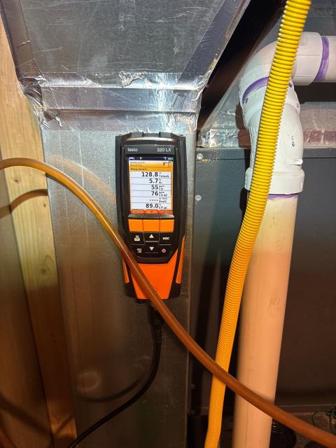 I conducted a thorough heating and cooling tune-up, checking both systems for performance. I found a cracked evaporator coil drain pan on the goodman unit, causing leaks. I suggested replacing the pan, including refrigerant recovery and system restart.