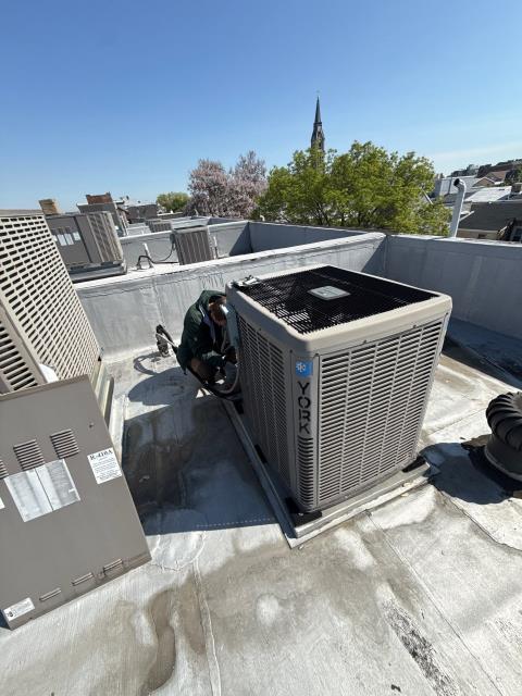 We tackled high humidity in a newly purchased home with a york hvac system. After a thorough evaluation, we improved airflow, drainage, and dehumidification, ensuring the unit cooled efficiently and maintained lower humidity levels.
