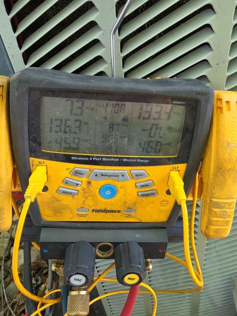 Our club member approved the hvac system with a lennox merit series 5-ton ac and a 96% afue gas furnace. This included removing old equipment, installing new components, and updating the thermostat and electrical work.