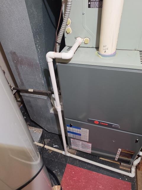Our club member approved the hvac system with a lennox merit series 5-ton ac and a 96% afue gas furnace. This included removing old equipment, installing new components, and updating the thermostat and electrical work.