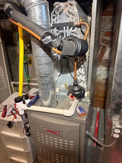We fixed a lennox system for a tenant experiencing cooling issues. After troubleshooting, we found a faulty txv valve. We replaced it, tested the system, and it's now cooling properly. We fixed a lennox system for a tenant experiencing cooling issues. After troubleshooting, we found a faulty txv valve. We replaced it, tested the system, and it's now cooling properly.