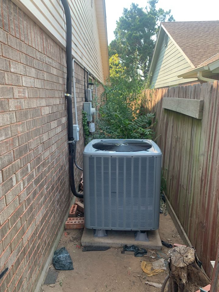 Installed new air conditioner and heater in Midwest city 