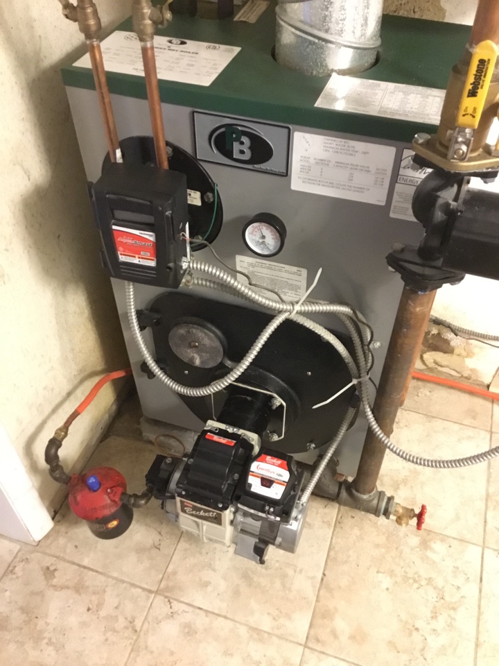 Oil boiler rejuvenation 