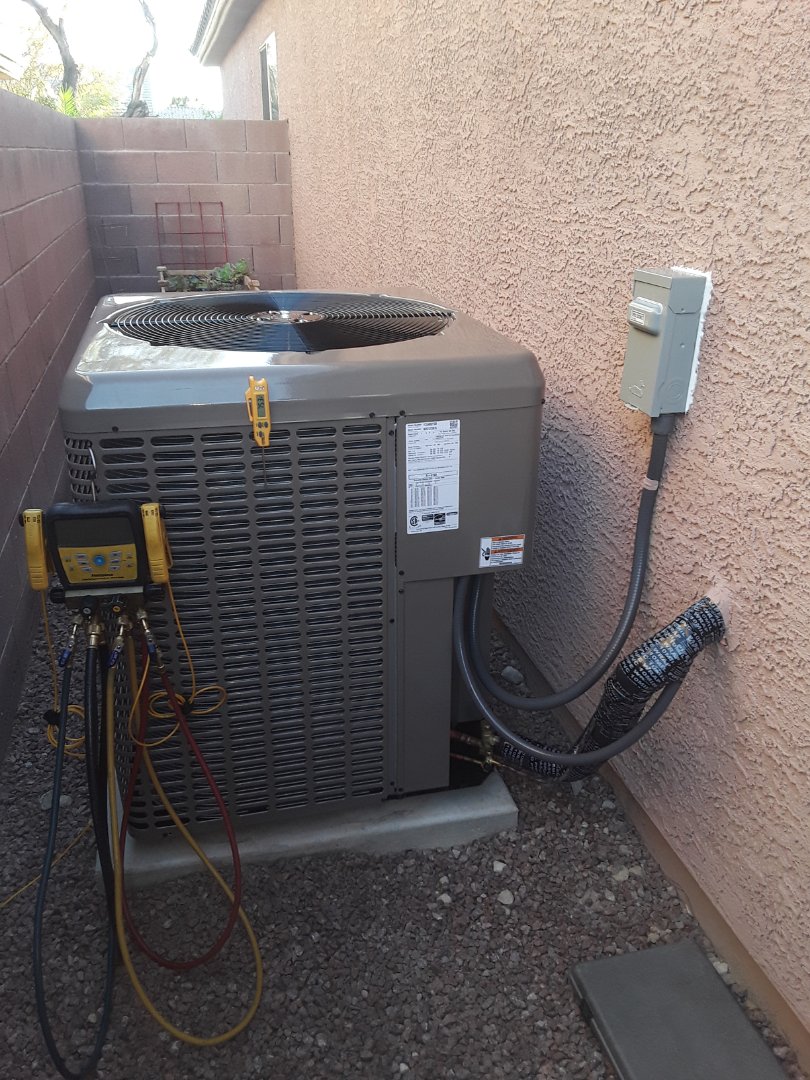 AC and furnace replacement York units 