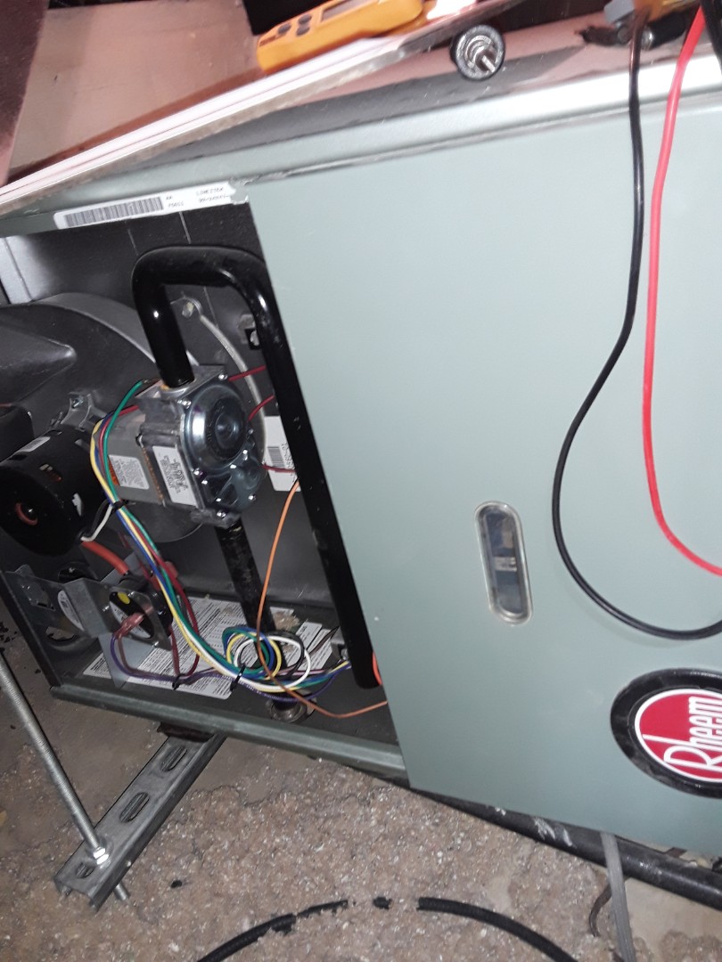 AC and furnace tune up and safety inspection Rheem system 