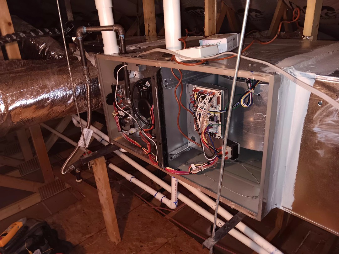 Performed ac cooling and heating maintenance 