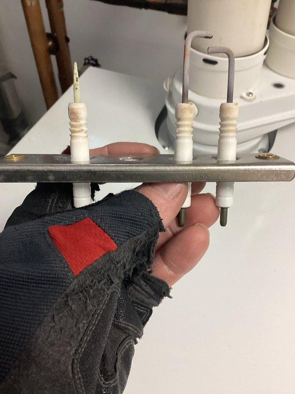 Performed scheduled boiler maintenance service on Bosch heating system. Inspected internal components including circulation pump, control panel, and electrical elements. System functioning properly with temperature set at 68°F, no issues detected.