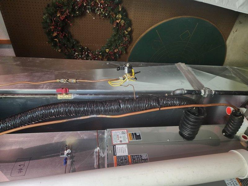 Responded to callback for non-functioning heat after recent dual system installation. Inspected primary components including ductwork, copper line connections, and control wiring. Identified faulty valve in the heating loop and corrected improper wiring connections at the control board, restoring proper system operation.