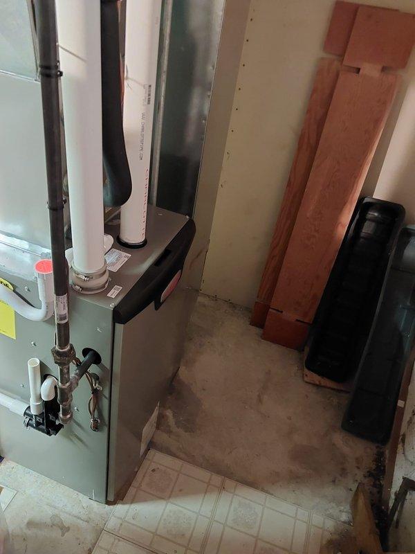 Completed maintenance service on furnace per Worry Free Service Agreement. Inspected unit and associated PVC venting system, verified proper operation of control board, and checked all connections. System is functioning normally with no issues identified.