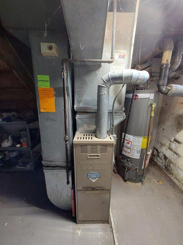 Responded to service call for York furnace not maintaining temperature. Performed diagnostic inspection of control board and electrical components, checking all wiring connections for proper function. System was tested and restored to normal operation, ensuring proper temperature regulation throughout the service cycle.