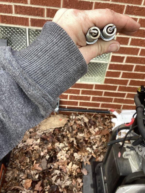 Performed scheduled generator maintenance on Vanguard 627cc unit. Removed and inspected fuel nozzles which showed spiral pattern wear. Cleared accumulated debris from around generator base to ensure proper ventilation and prevent potential fire hazards.