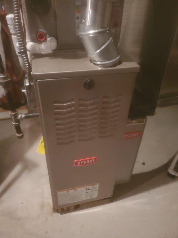 Performed scheduled maintenance on Bryant furnace under FRN maintenance agreement. Conducted thorough inspection of internal electrical components including circuit board connections, wiring integrity, and control systems. Verified proper installation of ventilation ductwork and PVC exhaust piping, ensuring all components are functioning within manufacturer specifications.