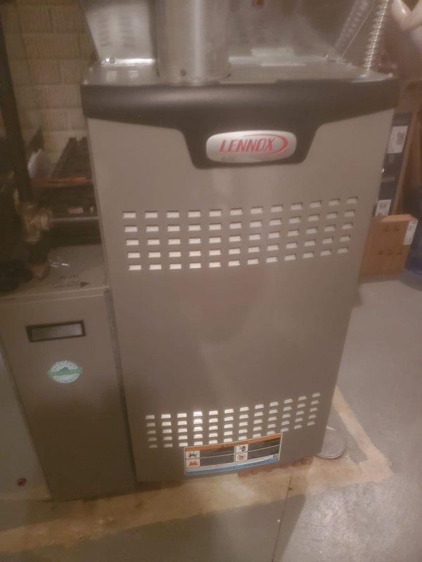 Completed scheduled Worry Free Service Agreement maintenance on Lennox heating system. Inspected internal components including blower motor, circuit board, and electrical connections. Verified proper operation of all system components and ensured furnace is functioning safely and efficiently for the heating season.