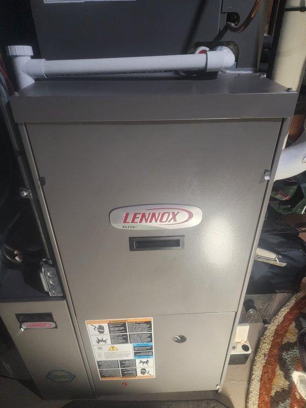 Performed scheduled maintenance on Lennox furnace system under Worry Free Service Agreement. Inspected control board components, electrical connections, and gas regulator valve, confirming all wiring was secure and properly connected. Unit was returned to normal operating condition with no issues identified.
