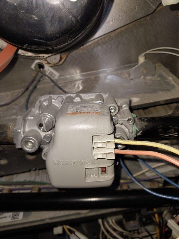 Responded to no-heat call for relatively new system (installed ~2022). Inspected Honeywell control actuator which was found in OFF position. Reset actuator, verified proper operation of system components including fan assembly and control valve connections. System now functioning properly and producing heat.