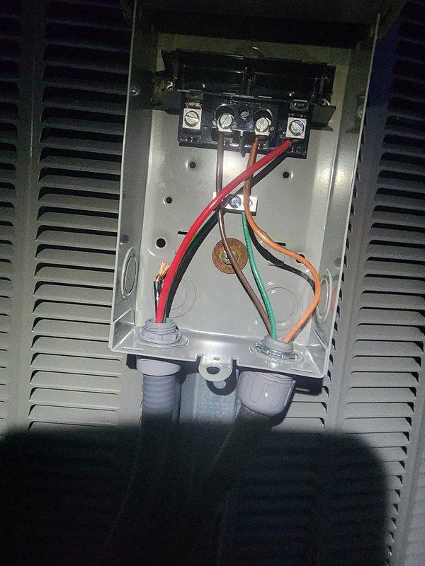 Responded to callback for 413 outdoor unit pressure switch lockout. Installed manufacturer recall parts on two identical Lennox HVAC systems. Verified proper operation of S40 thermostats and humidifiers, with temperature readings confirming accurate thermostat calibration (74.3°F/74.6°F vs. display reading of 75°F). Inspected and confirmed proper electrical connections at junction box.