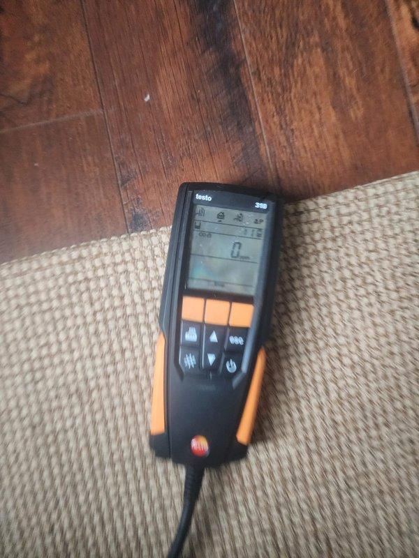 Completed scheduled furnace maintenance service. Inspected electrical wiring connections and components, ensuring proper configuration of control panel wiring. Performed combustion analysis using Testo 310 analyzer to verify optimal system operation and efficiency.