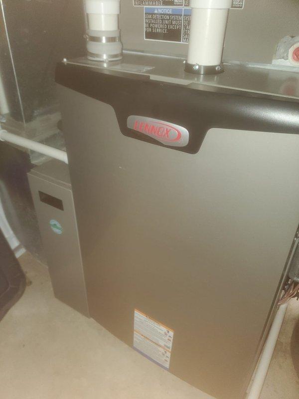 Completed annual maintenance service on Lennox furnace system. Performed comprehensive inspection of all internal components including electrical connections, control boards, and blower assembly. System is operating within manufacturer specifications with no issues detected.