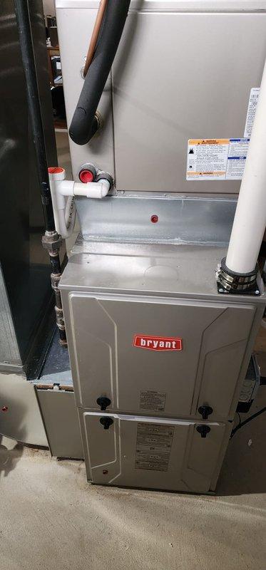 Conducted annual maintenance on Bryant furnace, including inspection of motor assembly, electrical connections, and control board components. Verified proper operation of all systems and prepared necessary documentation for consumer rebate program. Unit is functioning within manufacturer specifications with no issues identified.