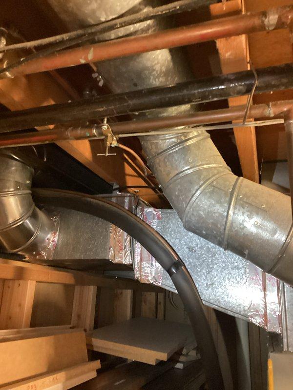 Conducted comprehensive estimate for combined replacement of hot water tank, humidifier, and air scrubber installation. Inspected existing basement utility infrastructure, including PVC drainage, copper supply lines, and current HVAC ductwork configuration to determine optimal placement and compatibility requirements for the new equipment.