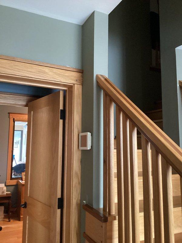 Investigated persistent musty/moldy odor from humidifier during operation. Conducted thorough inspection of unit and surrounding areas to identify potential sources of microbial growth. Recommended comprehensive cleaning and disinfection of humidifier components to resolve indoor air quality concern.