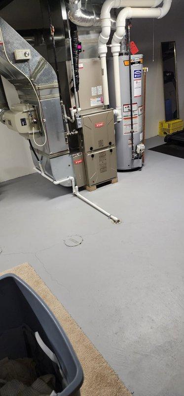 Performed comprehensive heating system tune-up on aging furnace located in basement utility room. Inspected internal components including gas valve assembly, motor, electrical connections, and wiring harnesses; all components found to be in proper working order. System was returned to service with no issues identified; customer maintenance agreement remains valid through 2025.