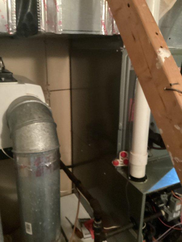 Performed comprehensive assessment of existing furnace system, documenting current installation configuration and internal component condition. Inspection revealed aging system with exposed electrical components and connections requiring replacement. Prepared multiple replacement options (quotes 03826-02, 03826-04, 03826-05) for customer consideration, with installation timeframe estimated for 4-5pm.