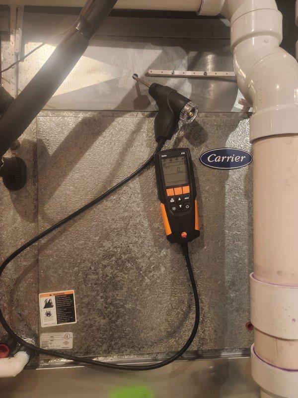 Responded to no heat complaint on Carrier system that previously had inducer motor replacement in 2023. Performed diagnostic testing with multimeter on electrical components and inspected interior furnace components including wiring connections and blower assembly. Identified and resolved recurring ignition sequence failure, restoring proper heating operation.