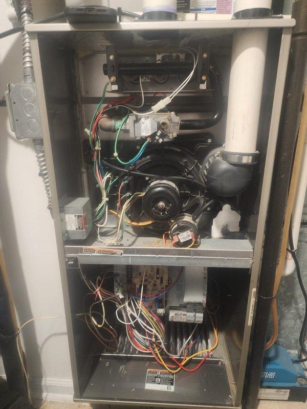 Performed scheduled maintenance on furnace and generator under Worry Free Service Agreement. Completed comprehensive inspection of furnace components including gas valve assembly, blower motor, control boards, and exhaust system. Conducted combustion analysis using Testo 310 analyzer to verify proper operation and efficiency of heating system.
