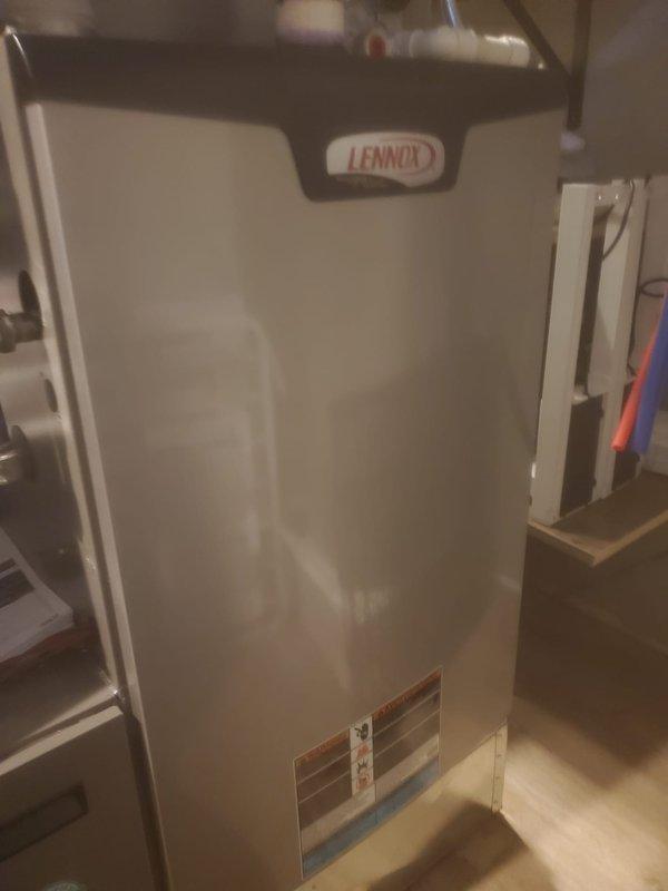 Completed scheduled Furnace Routine Maintenance on Lennox unit between 3-5pm as per Worry Free Service Agreement. Removed access panels for comprehensive inspection of blower motor, electrical components, circuit board, and all internal connections. Attempted to leave voicemail to confirm service completion but was unable to do so.