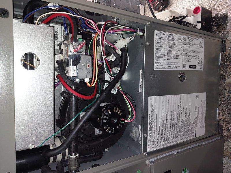 Performed annual furnace maintenance under Worry Free Service Agreement. Inspected interior components including blower assembly, electrical connections, and control boards. Verified proper operation of all systems with no issues found.