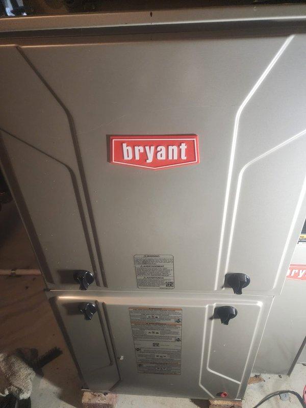 Performed scheduled maintenance on two HVAC systems and one tankless water heater under Worry Free Service Agreement. Inspected Bryant furnace system components including blower assembly, control board, and electrical connections. All systems were thoroughly cleaned, tested, and verified to be operating within manufacturer specifications.