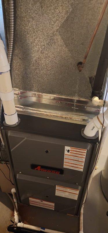 Completed scheduled heating system maintenance inspection on residential furnace unit installed in attic space. Performed comprehensive system evaluation including visual inspection of all internal components, electrical connections, blower assembly, and heat exchanger. Verified proper operation of all safety controls, checked wire routing and connections throughout the unit, and confirmed system cleanliness with no signs of excessive dust accumulation or component deterioration. All components found operating within normal parameters, unit left in proper working condition.