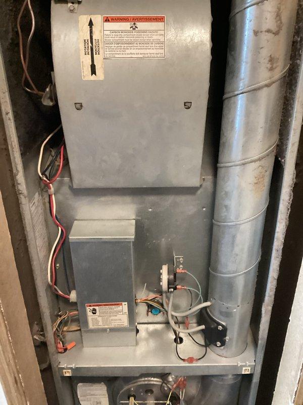 Completed HVAC system evaluation for aging equipment requiring replacement. Assessed existing air handler unit, ductwork, electrical components, and furnace installation showing signs of age and potential operational concerns. Recommended full system replacement based on equipment condition, maintenance history, and identified issues to ensure reliable heating and cooling performance.