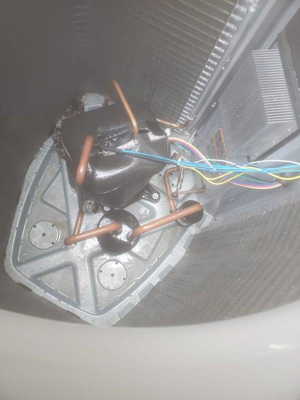 Completed comprehensive cooling system maintenance and tune-up on residential HVAC unit. System was operational upon arrival and confirmed working properly throughout service. Performed standard preventative maintenance protocol including inspection of outdoor condensing unit, verified proper operation of compressor and fan motor, checked refrigerant lines for leaks and proper insulation, and examined indoor evaporator coil assembly. Inspected condensate drain pan and drainage system for proper function and cleared any potential blockages. Verified all electrical connections, tested capacitors, and confirmed proper amperage draws on all motors. Cleaned heat exchanger fins on outdoor unit to ensure optimal airflow and heat transfer efficiency. System passed all operational tests and is ready for the cooling season.