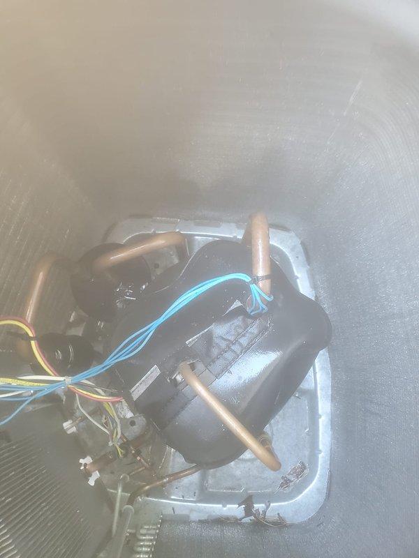 Completed preventative maintenance tune-up on residential cooling system. System was operating properly upon arrival. Inspected outdoor condenser unit including coil condition, electrical connections, and refrigerant lines. Condenser coil showed moderate dust and dirt accumulation on fins but airflow remained adequate. Verified compressor operation, checked all electrical wiring connections including capacitor leads, and inspected copper refrigerant line connections for proper insulation and potential leaks. All components functioning within normal parameters. System left in proper working condition.