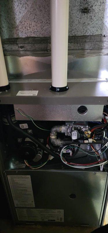 Completed scheduled heating maintenance on Lennox furnace system as part of Worry Free Service Agreement. Performed comprehensive inspection of all internal components including blower motor assembly, heat exchanger, burner compartment, and electrical connections. Verified proper operation of all safety controls, checked refrigerant line connections, and confirmed system is operating within manufacturer specifications for the heating season.