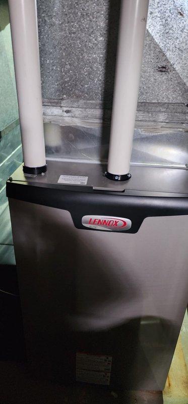 Completed scheduled heating maintenance on Lennox furnace system as part of Worry Free Service Agreement. Performed comprehensive inspection of all internal components including blower motor assembly, heat exchanger, burner compartment, and electrical connections. Verified proper operation of all safety controls, checked refrigerant line connections, and confirmed system is operating within manufacturer specifications for the heating season.