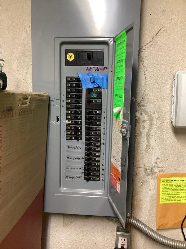 Conducted comprehensive site assessment and documentation for generator installation estimate at residential property. Evaluated existing electrical infrastructure including main breaker panel with 50-amp hot tub circuit, irrigation control system with Rain Bird controller, and associated electrical distribution equipment to determine integration requirements and load calculations for proposed standby generator system.