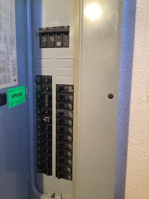 Conducted comprehensive site assessment for generator installation at residential property. Evaluated existing electrical infrastructure, including main distribution panel with dual columns of circuit breakers and exterior utility meter connection point. Documented current electrical system configuration to determine integration requirements for standby generator system. Assessed panel capacity, available breaker positions, and meter base accessibility for transfer switch installation. Photographed existing conditions of interior electrical panel and exterior utility meter mounting location to prepare detailed material and labor estimate for automatic transfer switch and generator hookup.
