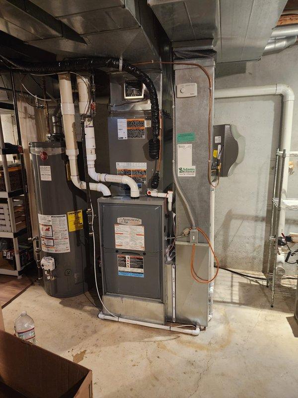 Completed warranty replacement of residential air conditioning system. Installed new A/C unit, evacuated refrigerant lines to proper vacuum levels as verified by digital micron gauge reading, and returned defective equipment to shop per warranty protocol.