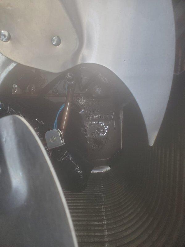 Completed scheduled air conditioning maintenance on residential cooling system. Performed comprehensive inspection of outdoor condenser unit, including examination of compressor, electrical connections, and internal components. All systems found operating within normal parameters with proper moisture levels observed on evaporator components, indicating adequate refrigerant cycle function.