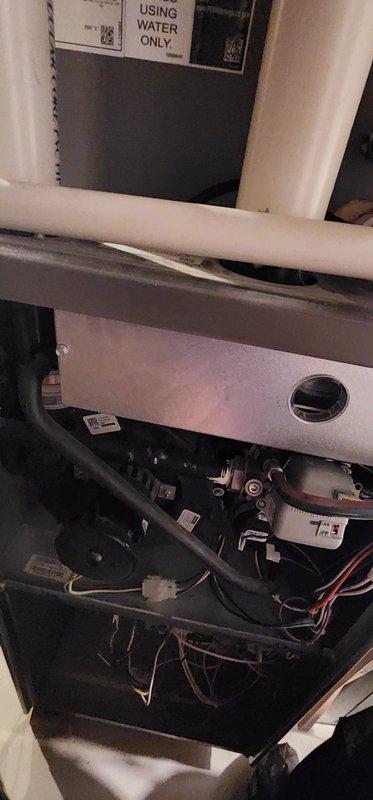 Completed comprehensive heating system maintenance inspection on furnace and air handler unit. Performed routine preventive maintenance checks on all mechanical and electrical components, verified proper operation of system controls, inspected condensate drainage lines and PVC piping connections, and confirmed all safety mechanisms functioning correctly. Customer expressed interest in renewing maintenance agreement at conclusion of service visit.