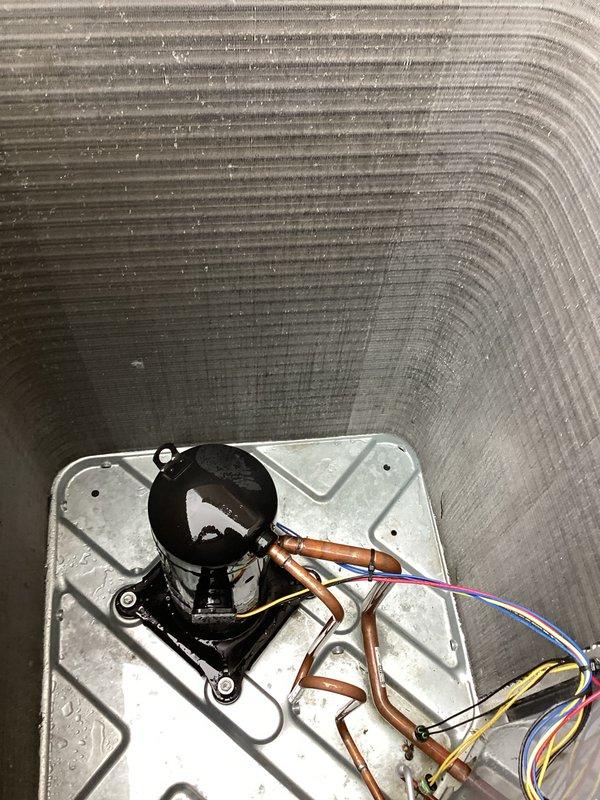 Responded to no-cool call on residential air conditioning system that failed to start at beginning of cooling season. Performed complete annual maintenance inspection including cleaning condenser coils, checking refrigerant levels, testing electrical connections, and verifying proper operation of all system components. System restored to full operational status with all safety controls functioning correctly and unit cycling properly through cooling mode.