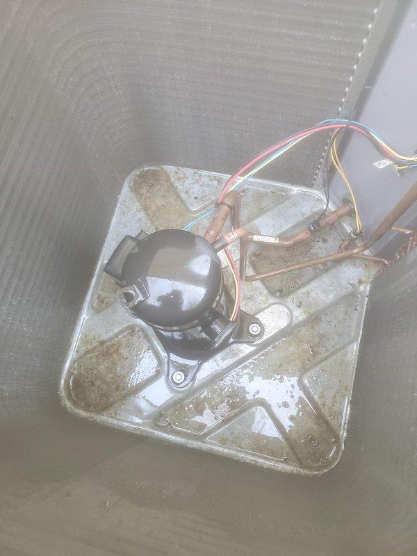 Completed routine preventive maintenance on residential air conditioning system. Performed comprehensive inspection of outdoor condenser unit and indoor compressor components, documented equipment condition through photography, verified proper operation of all system components, and ensured unit is functioning efficiently for the cooling season.