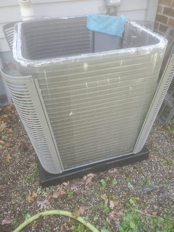 Completed routine preventive maintenance on residential air conditioning system. Performed comprehensive inspection of outdoor condenser unit and indoor compressor components, documented equipment condition through photography, verified proper operation of all system components, and ensured unit is functioning efficiently for the cooling season.