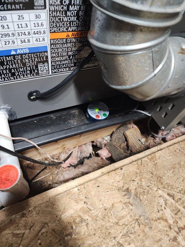 Successfully installed a Lennox ML13KC1-048-230A04 air conditioning unit with a 208/230V electrical configuration. The outdoor condensing unit was properly mounted, connected to the existing air handler in the attic space, and all refrigerant lines were secured and insulated per manufacturer specifications. Total system refrigerant charge was documented and verified to meet factory requirements for optimal performance and efficiency.