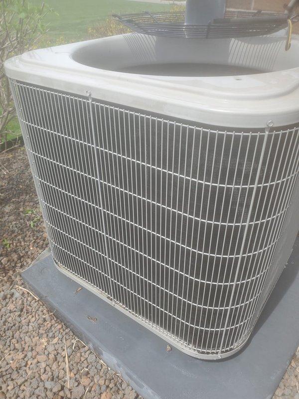 Completed routine preventive maintenance on residential air conditioning system under Worry Free Service Agreement. Performed comprehensive inspection of outdoor condensing unit, including visual assessment of compressor, refrigerant lines, condenser coils, and electrical connections. Unit found to be in operational condition with all components functioning properly and no immediate service needs identified.