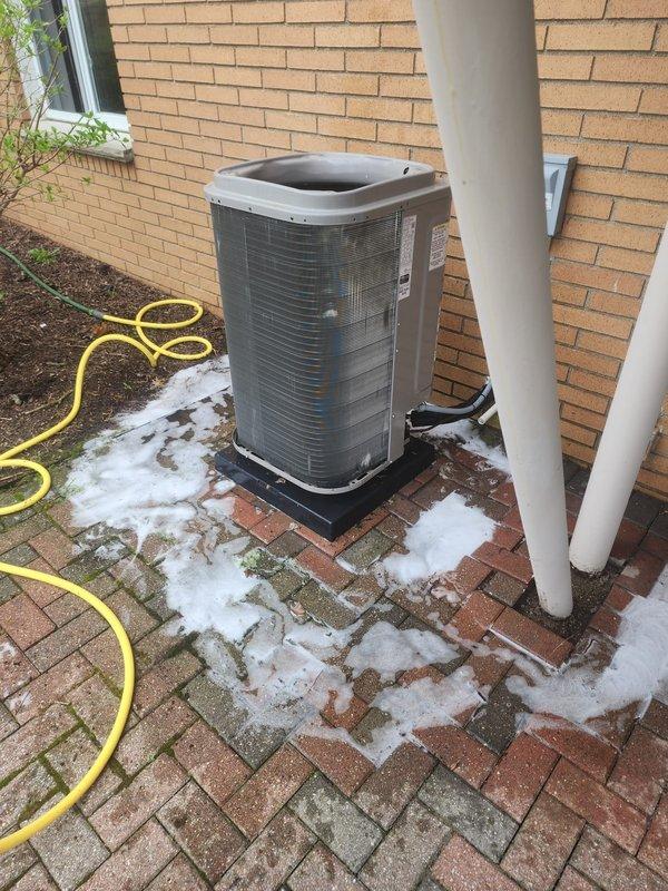 Completed comprehensive seasonal maintenance on residential HVAC system including furnace, air conditioning unit, and humidifier. Performed full inspection of outdoor condensing unit, verified proper operation and clearances, and inspected indoor air handler components including blower assembly, evaporator coil, and heat exchanger. Conducted humidifier maintenance and system operational testing to ensure all equipment is functioning properly for the heating season.